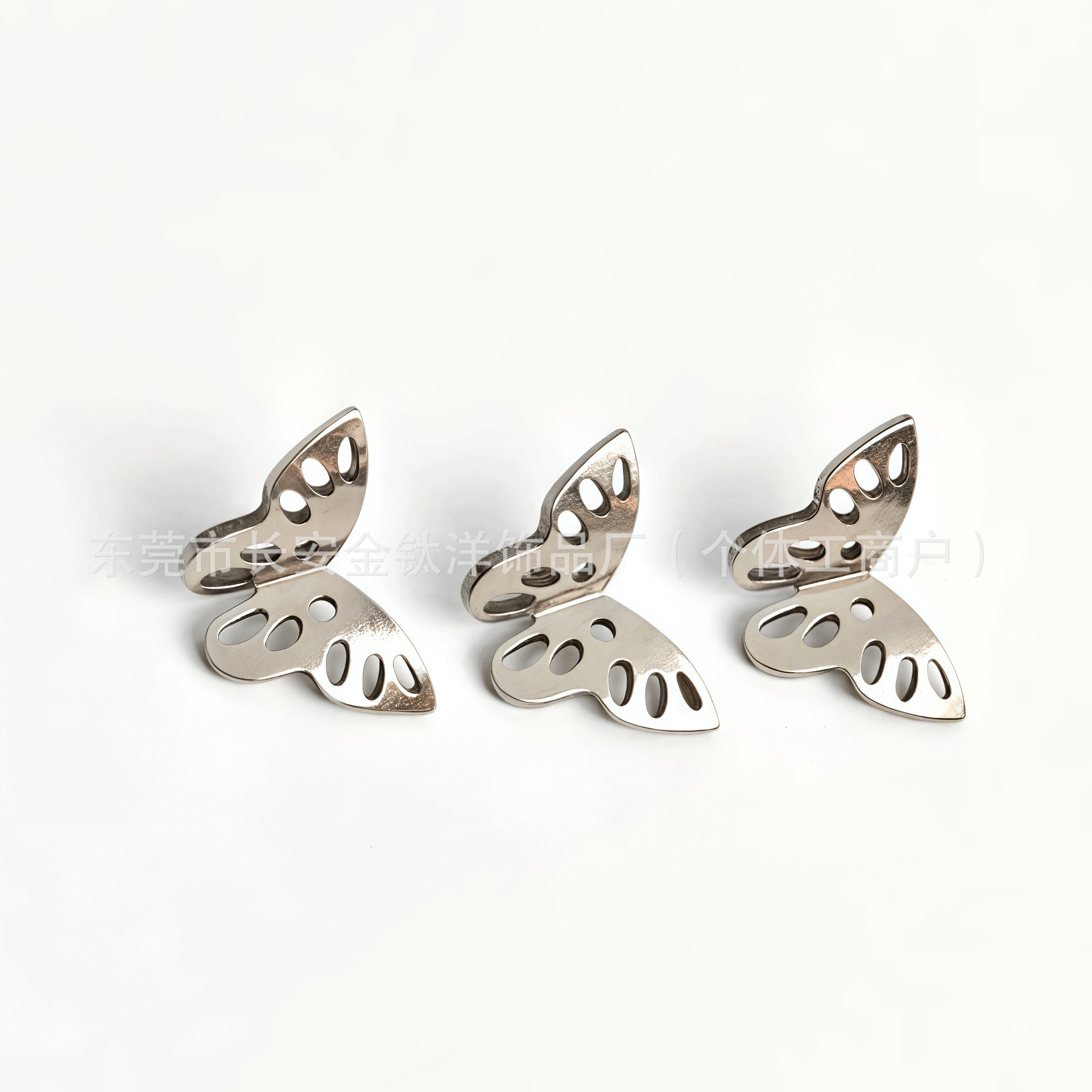 F136 Titanium Hollow Butterfly Ear Nail Hollow Ear Bone Nail Lip Nail G23 Titanium Alloy Body Piercing Jewelry - Image 4