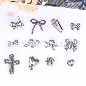 F136 Titanium Alloy Ear Studs Special-Shaped Body Piercing Jewelry - Heart Lip Tongue Studs