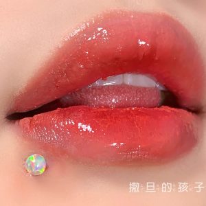 Satan's Child Aurora Opal 316L Surgical Steel Tongue Barbell Lip Ring - 12mm Bar Length 1.2mm Thick
