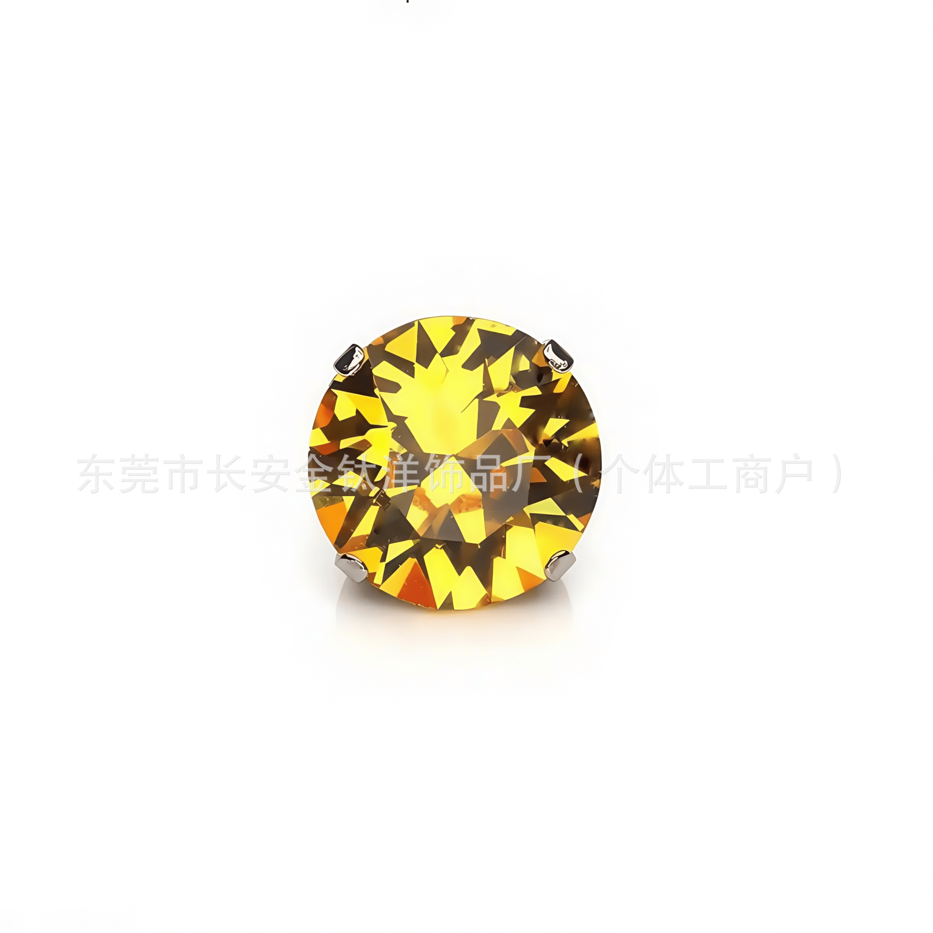 F136 Titanium Inner Thread Round Bottom Huazi Earrings Swarovski Lip Nails Ear Bone Nails G23 Titanium Alloy Body Piercing Jewelry - Image 3