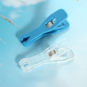 Disposable Round Mouth Opening Pliers Hemostatic Clips Tattoo Piercing Tools Blue 1pc