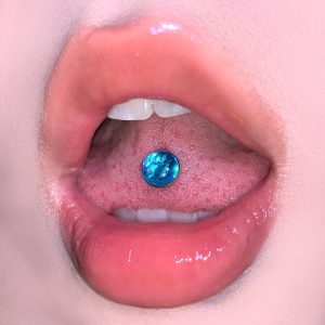 Shining Mermaid Legend Tongue Nail Steel Titanium External Thread Tongue Piercing Jewelry Wholesale