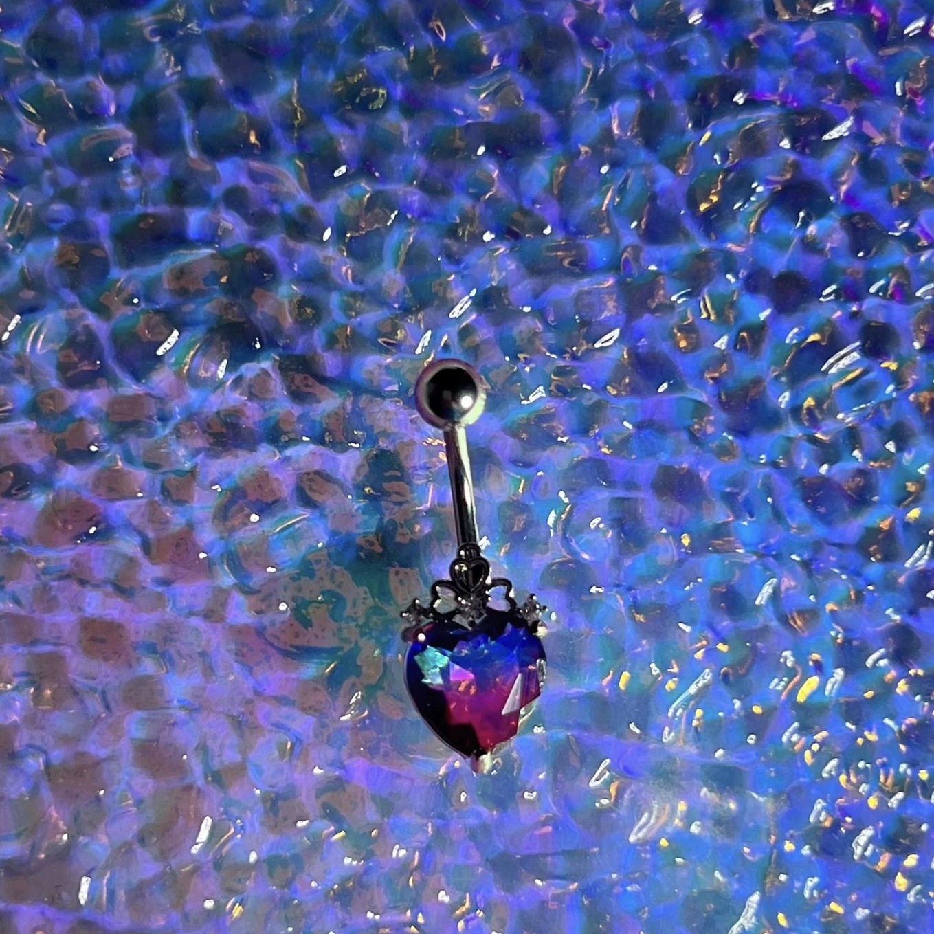 Sexy Navel Ring Piercing Stainless Steel Belly Button Jewelry for Women 12mm Bar 1.6mm Thick - Image 3