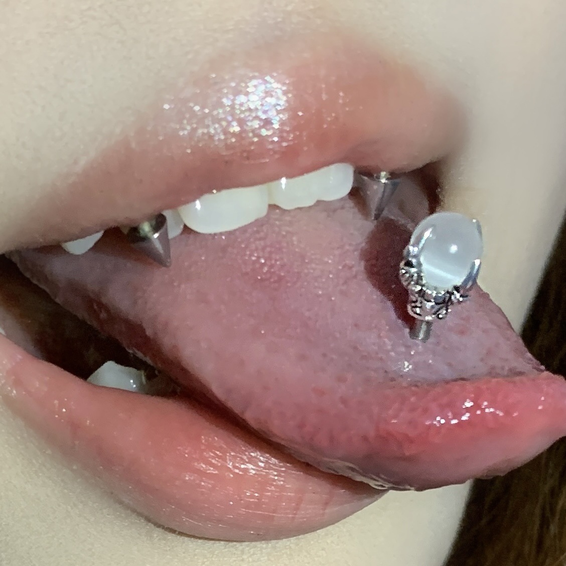 Satan's Child Inspired Muse Tongue Spike Dragon Claw Tongue Ring 12mm 1.6mm Tongue Barbell Piercing Jewelry - Image 3
