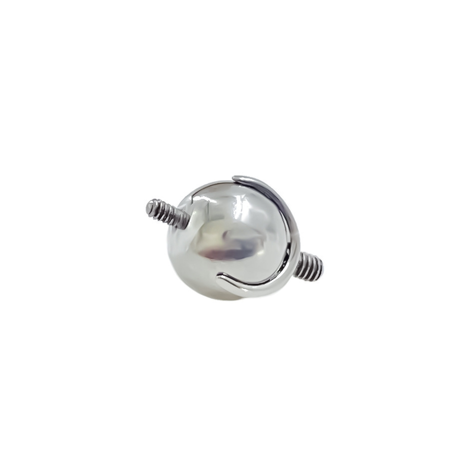 G23 Titanium Ear Bridge Ear Bone Nail Conversion Bead Piercing Jewelry Connector 1.2/0.9 Tooth Two-Way Movable Titanium Ball - Image 4