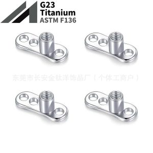 1.2x2.4mm F136 Titanium Subcutaneous Implant Clavicle Nail - Body Piercing Jewelry Accessories