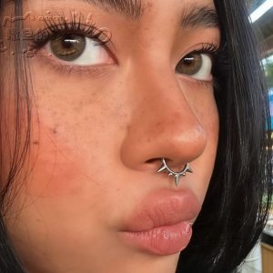 Satan's Children Pointed Cone Septum Ring Nose Stud Lip Ring Ear Cartilage Hoop 316L Surgical Steel Piercing Jewelry