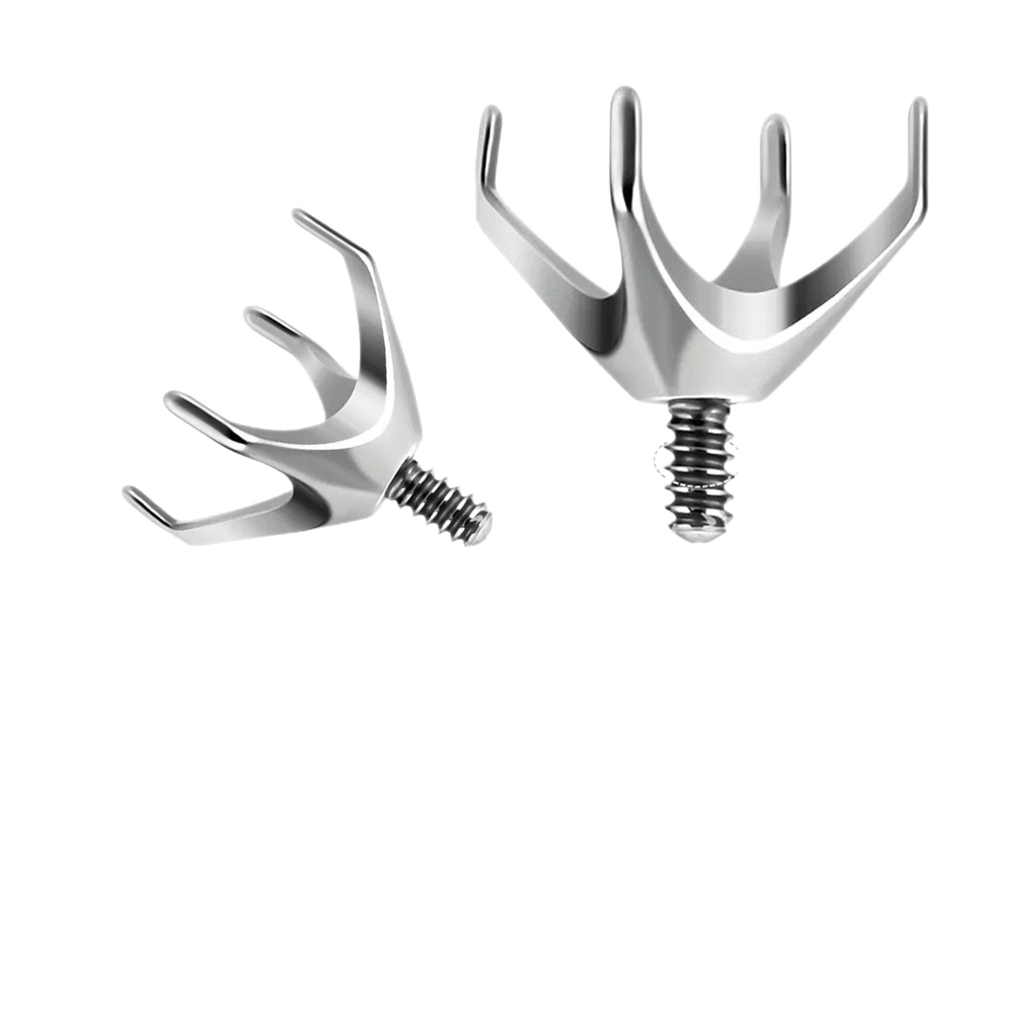 F136 Titanium Internal Thread Four-Claw Hollow Cup Labret Stud Lip Nail Ear Bone Nail G23 Titanium Alloy Piercing Jewelry - Image 5