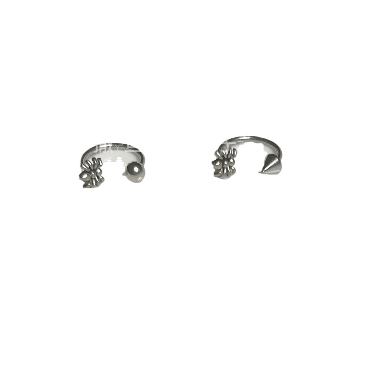 Spider Lip Ring Horseshoe Hoop 12mm 1.2mm External Thread Steel Lip Piercing Jewelry - Image 5