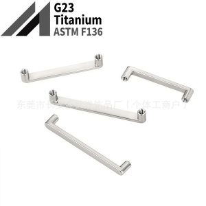 F136 Titanium Internally Threaded Double Head Locking Bone Nail Body Piercing Jewelry 1.6mm x 20mm