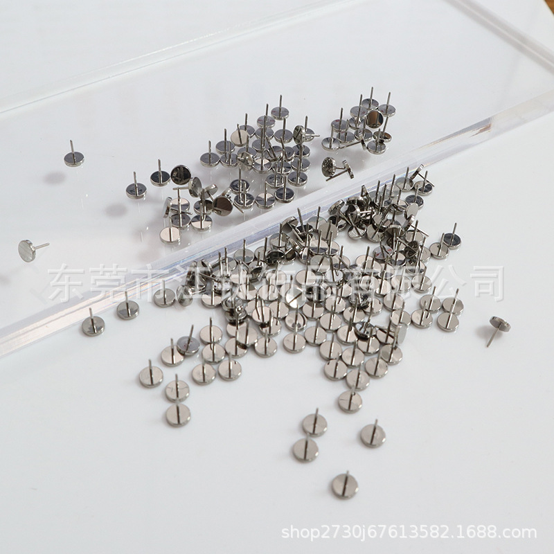 F136 Titanium Lip Nail Pin Plane Ear Nail Basic Nail Lip Decoration G23 Titanium Alloy Human Puncture Jewelry Ear Bone Nail - Image 3