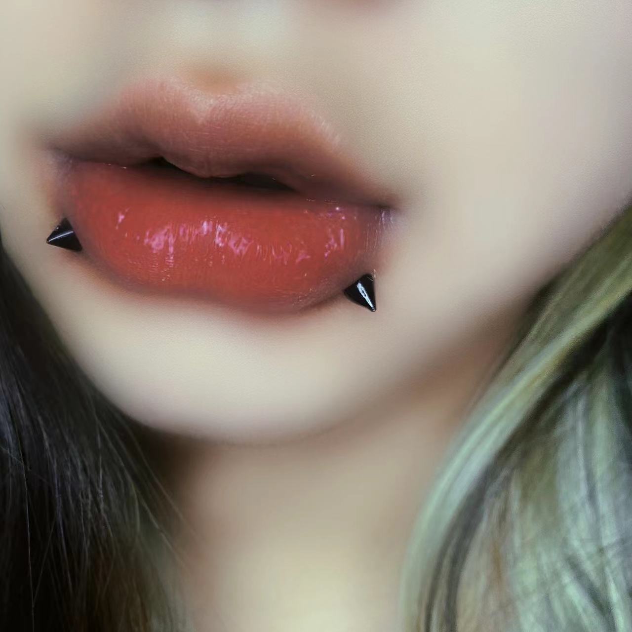 Lip Nail Devil Replacement Nail Wine Nail Ear Bone Nail Hot Girl Sweet Cool European American Body Piercing Jewelry - Image 5