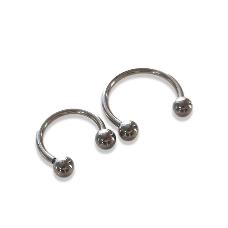 G23 Titanium Nose Ring 18G Internal Thread Ball Nose Stud Body Piercing Jewelry - Image 5