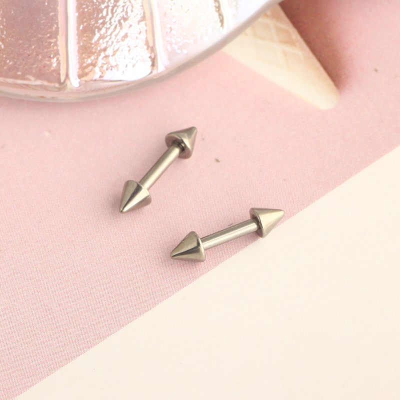 16G Star Bridge Nail Lip Ring Titanium Alloy G23 Body Piercing Jewelry - Image 4