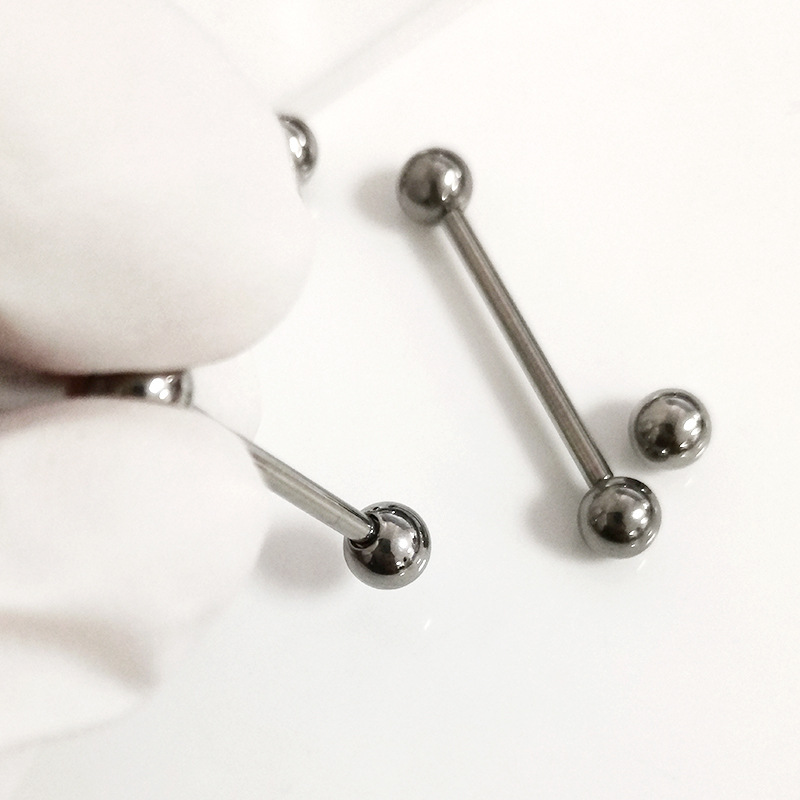 G23 Titanium Outer Wire Tooth Ball Groove 5mm Cartilage Stud Earring for Helix Tragus - Image 3