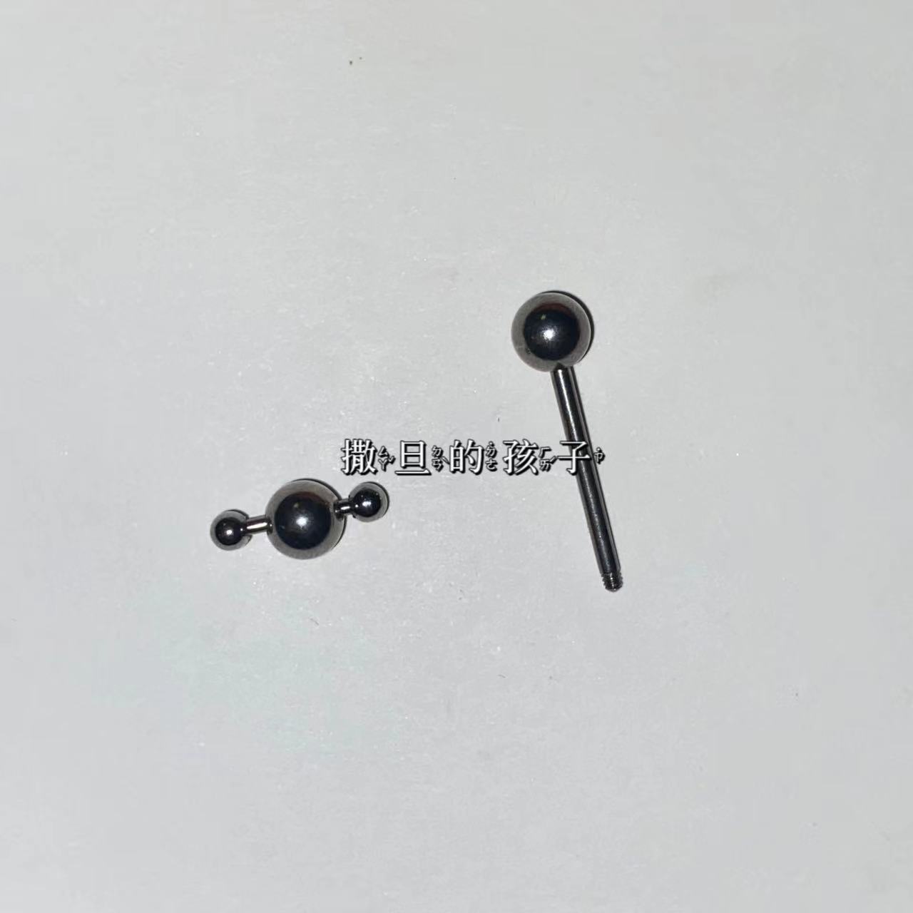 Punk Tongue Nail 12mm 14G Stainless Steel Tongue Barbell Oral Piercing Jewelry - Image 5