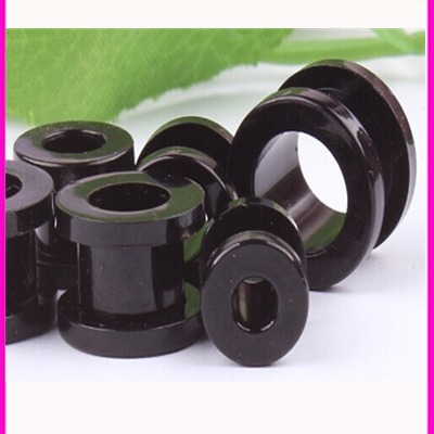 Acrylic Resin Cylindrical Pulley Earring Ear Expansion Jewelry 8mm - Wholesale - Image 2