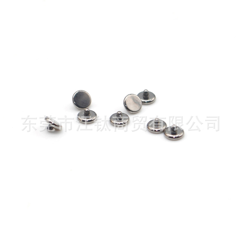 G23 Titanium 4mm Flat Curved Lip Nail Base Nail Lip Decoration Titanium Alloy Piercing Jewelry - Image 5