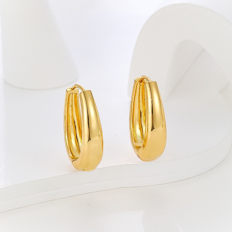 Ins Style Geometric Earrings Light Luxury Fashion Jewelry for Women - Image 3