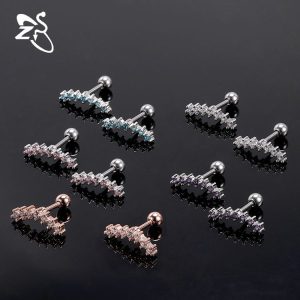 Butterfly Mini Zircon Ear Bone Nail Creative Earrings for Women