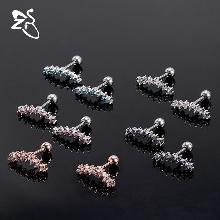 Butterfly Mini Zircon Ear Bone Nail Creative Earrings for Women - Image 4