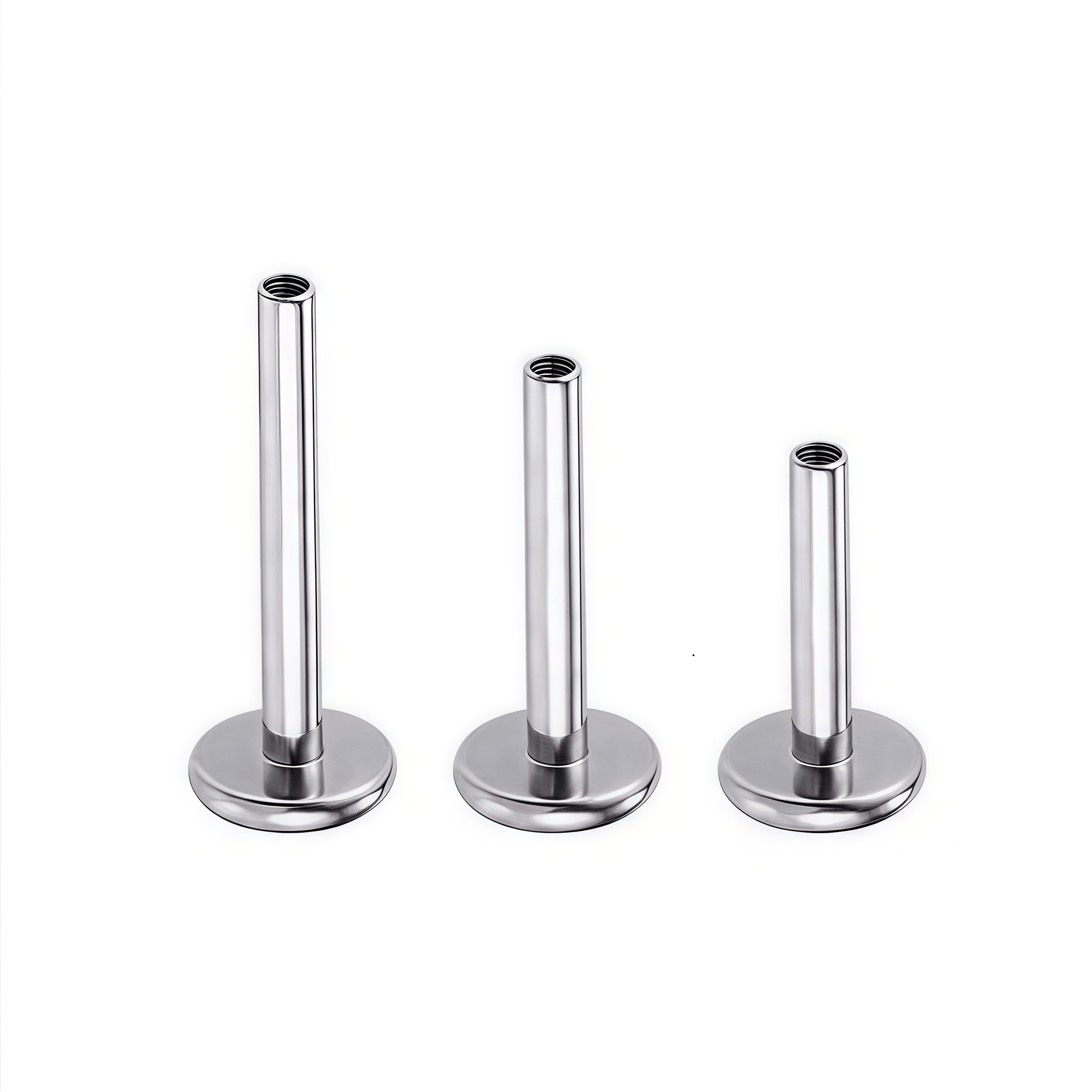F136 Titanium Lip Nail 2.5mm Small Base Flat Back Labret Stud Inner Teeth Piercing Jewelry - Image 5
