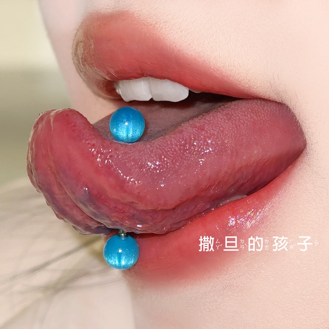 Satan's Children 16G Tongue Barbell Titanium Steel Tongue Ring Spice Girls Flash Tongue Piercing Jewelry - Image 2