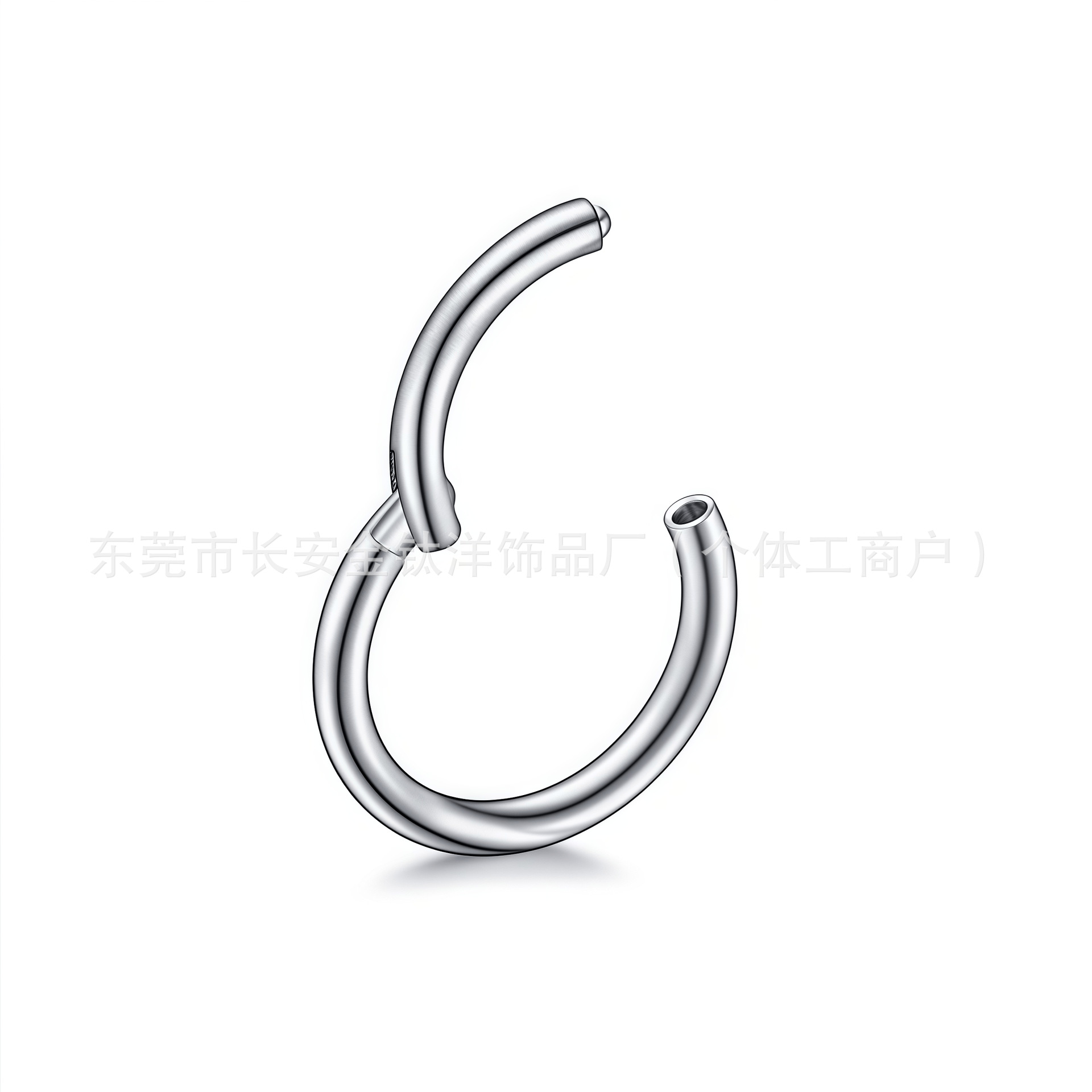 G23 Titanium Seamless Nose Ring Closed Hoop Earring F136 Titanium Alloy Piercing Jewelry - Image 3