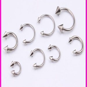 European American Hipster U-Shaped Horseshoe Ring Nose Ring Eyebrow Ring Lip Nail Ear Bone Nail Piercing Jewelry