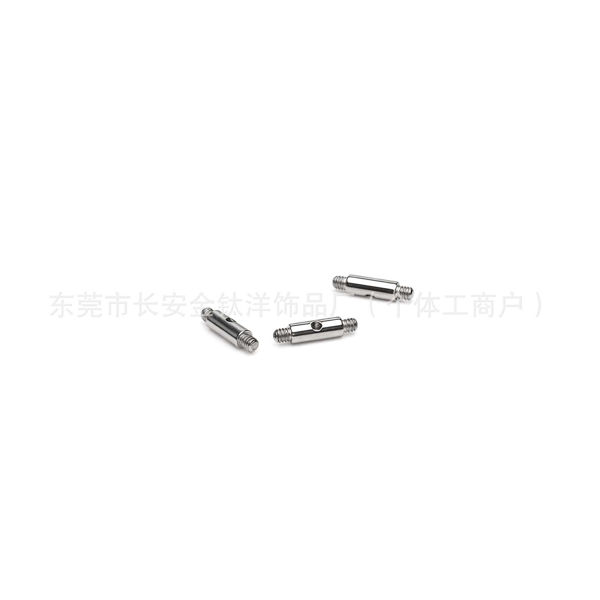 F136 Titanium Extension Rod Double Internal Thread Ear Bridge Accessory Straight Barbell Tongue Stud Ear Bone Stud - Image 2