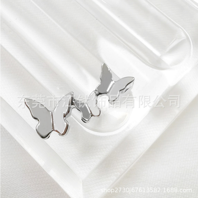 G23 Titanium Triple Butterfly Ear Cartilage Stud Implant Post Lip Barbell ASTM F136 - Image 4