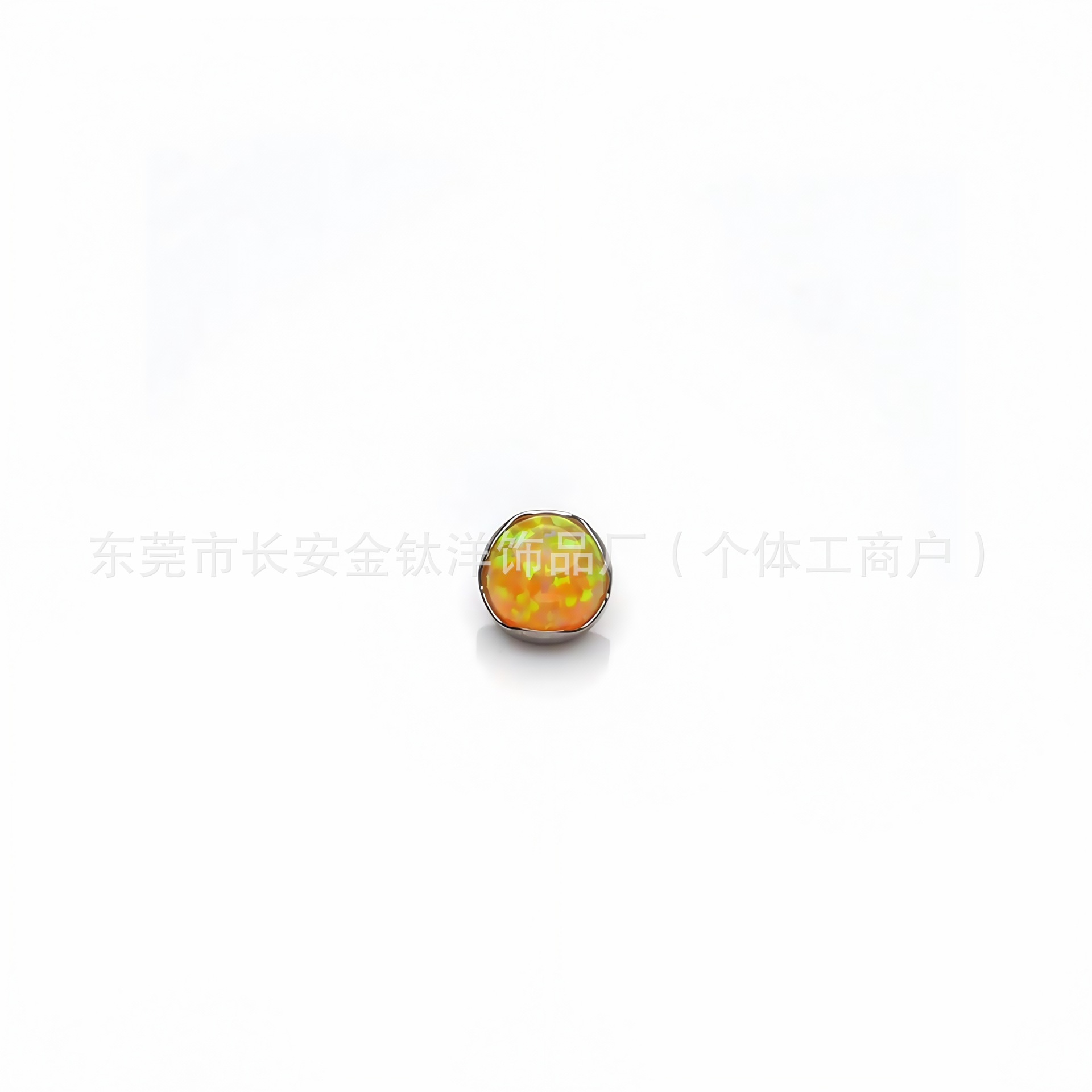 F136 Titanium Wave Edge Labret Stud for Ear, Belly, Lip, Tongue, Umbilical Piercing - G23 Piercing Jewelry - Image 3