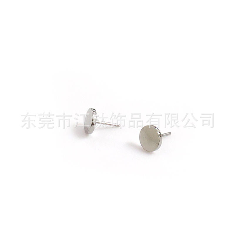 F136 Titanium Lip Nail Pin Plane Ear Nail Basic Nail Lip Decoration G23 Titanium Alloy Human Puncture Jewelry Ear Bone Nail - Image 5