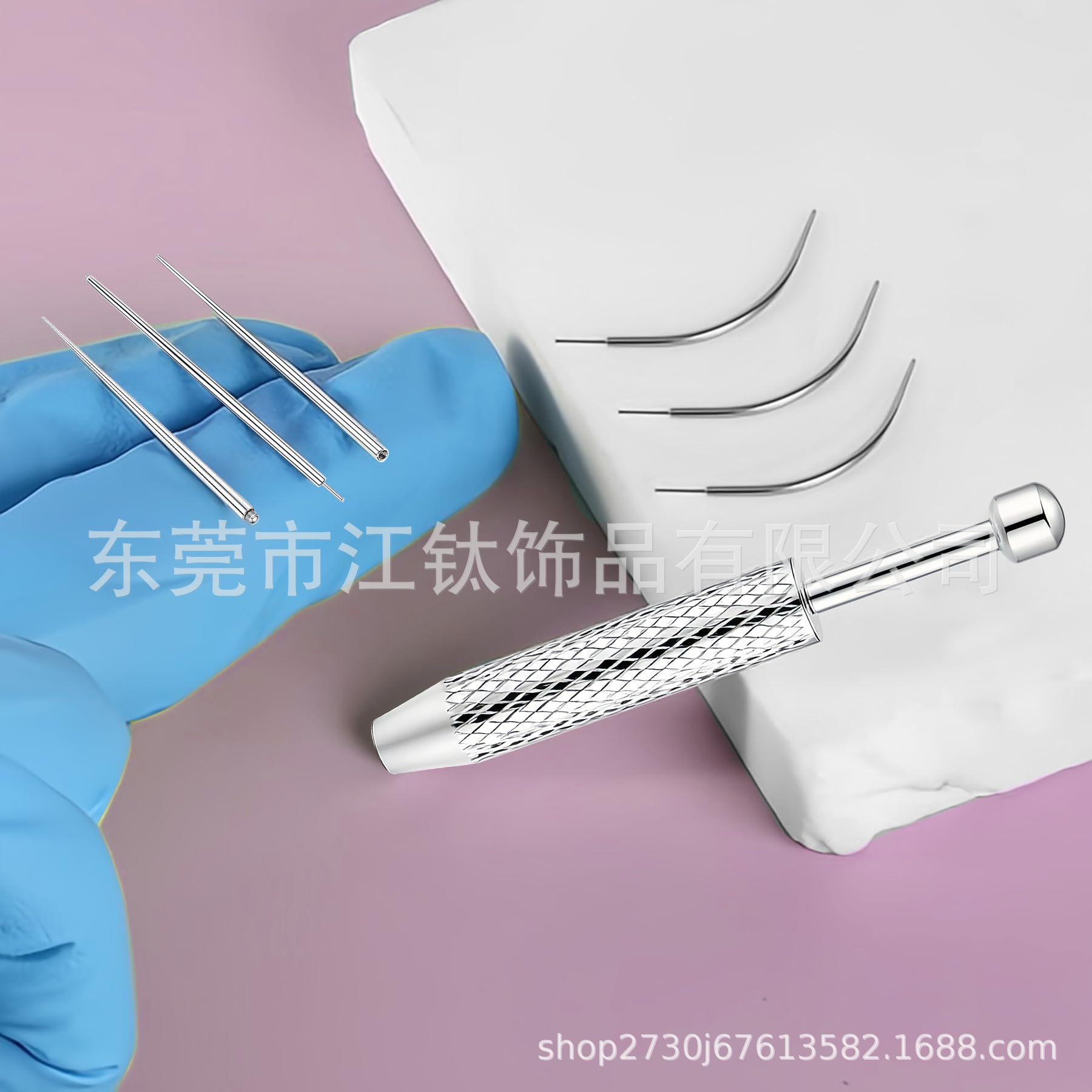 Stainless Steel Four-Claw Gem Gripper for Diamond Zircon Setting Jewelry Tools - Image 3