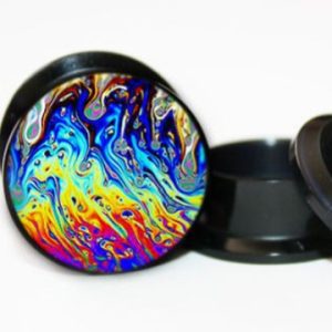 Rainbow Acrylic Ear Expander Ear Plug 16mm Geometric Ear Piercing Jewelry for Stretching