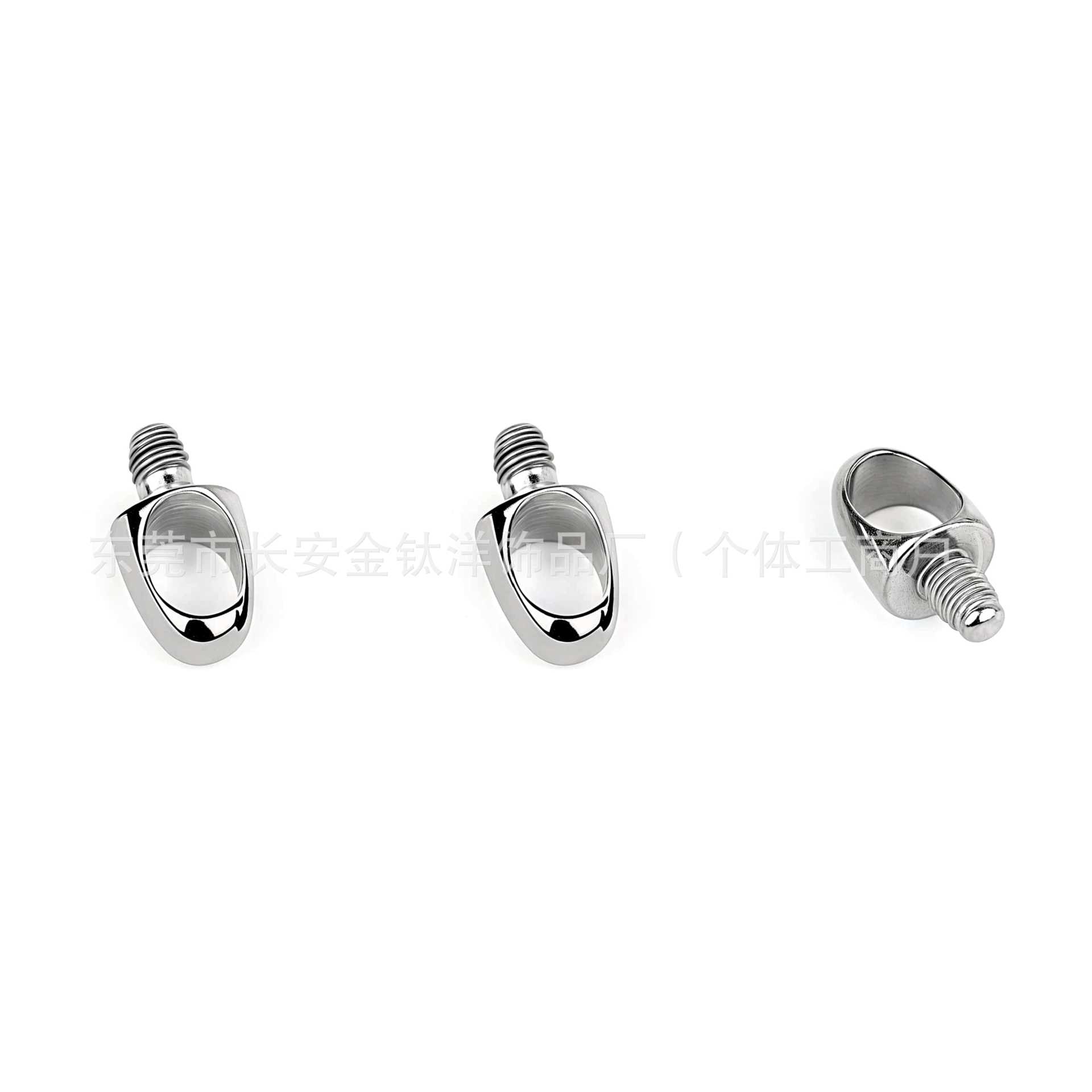 F136 Titanium DIY Bullet Head Pendant Ear Bone Nail Lip Nail Earrings G23 Titanium Alloy Piercing Jewelry - Image 4