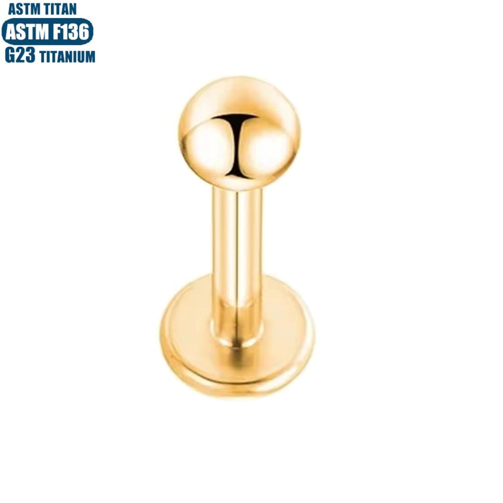 F136 Titanium Alloy Lip Ring Internally Threaded Tragus Ear Bone Nail Body Piercing Jewelry Tongue Nail Lip Nail - Image 4