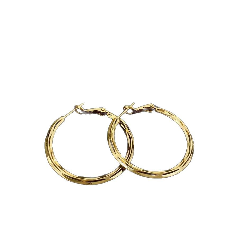 Light Luxury Niche High-end Silk Earring 18k Gold Plated Pendant Earrings Women's Fashion All-match Elegant Earrings - Image 5