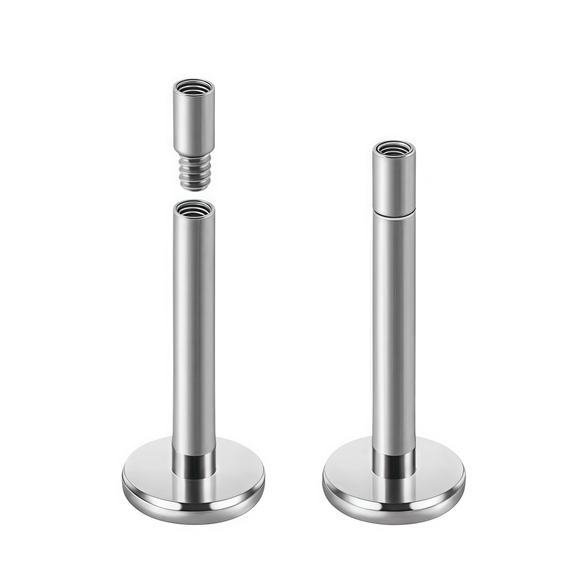 G23 Titanium Internally Threaded Extension Rod for Ear, Lip, Belly, Tongue Piercing Jewelry Parts - Image 5