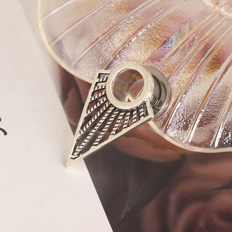 2022 New Triangle Cone Hollow Stainless Steel Auricle Ear Expander Body Piercing Jewelry - Image 2