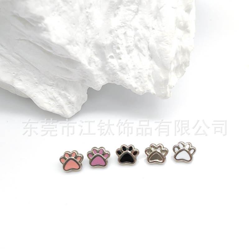 G23 Titanium Ear Bone Nail Oil Cat Claw Cross-Border Hot Body Piercing Ear Jewelry - Image 2