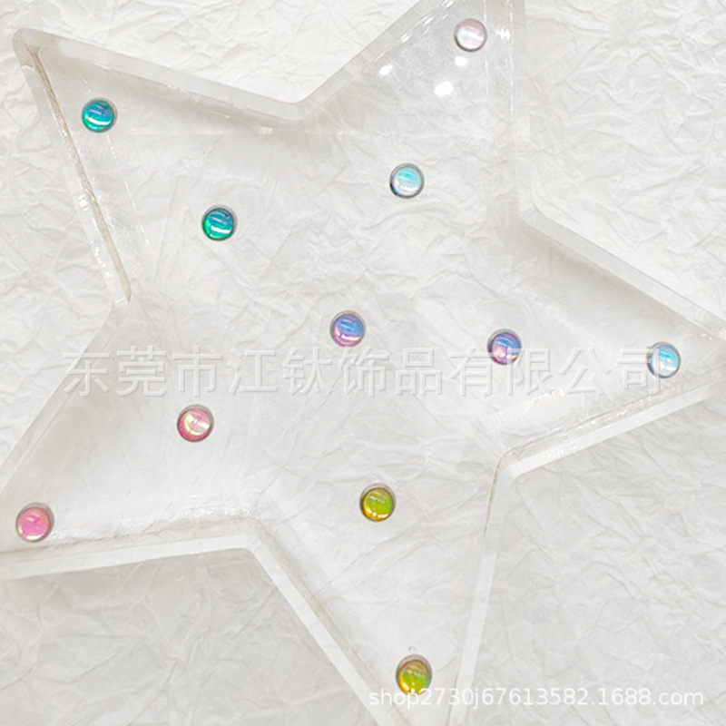 G23 Titanium Gradient Ear Nail Flash Film Oil Dropping Lip Nail - Cartilage Stud Pierce - Image 3
