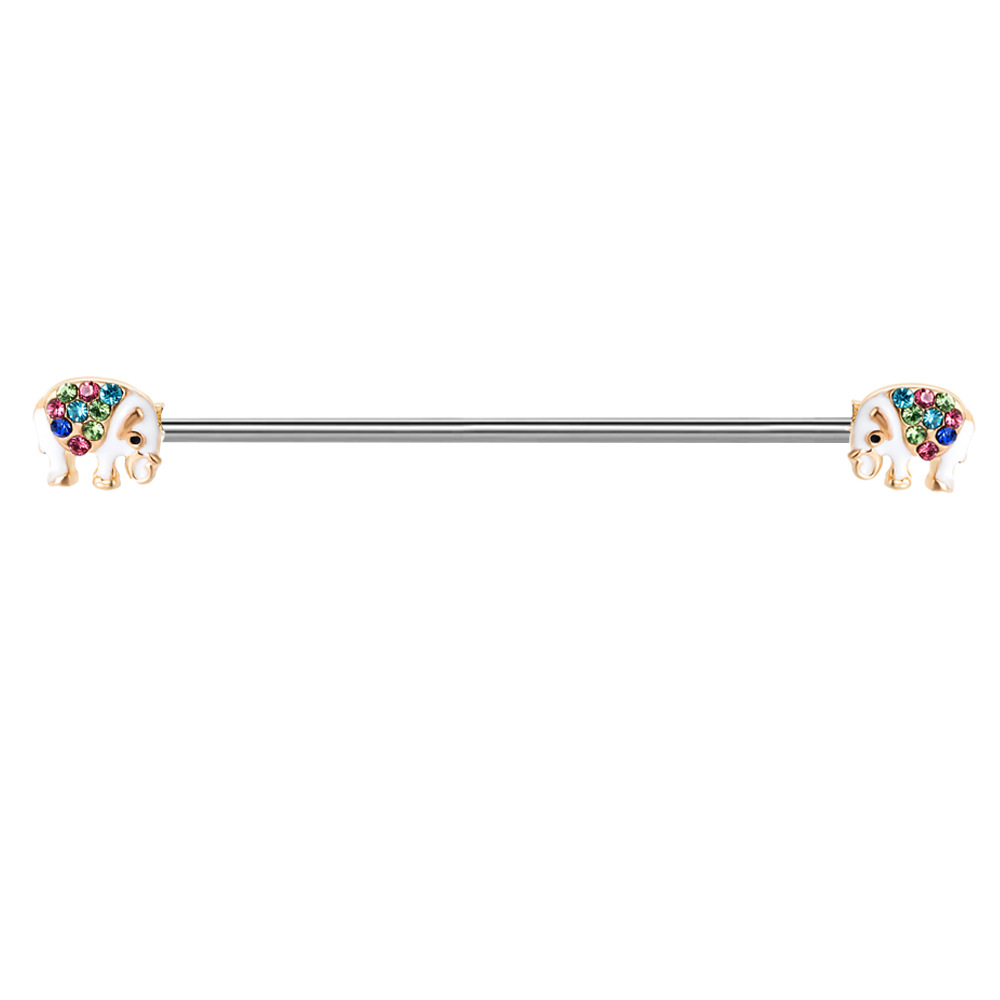 Popular Industrial Ear Barbell Long Rod Ear Bone Nail Simple Punk Puncture Jewelry Trendy - Image 5