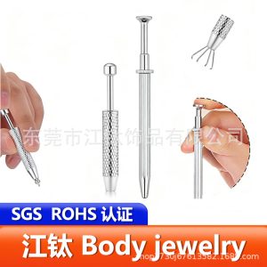 Stainless Steel Four-Claw Gem Gripper for Diamond Zircon Setting Jewelry Tools