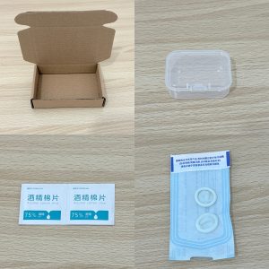 Dropshipping Packaging Set: Traceless Delivery Carton, Sterilization Bag, Finger Cot, Storage Box, Alcohol Cotton - Body Piercing Jewelry Accessories