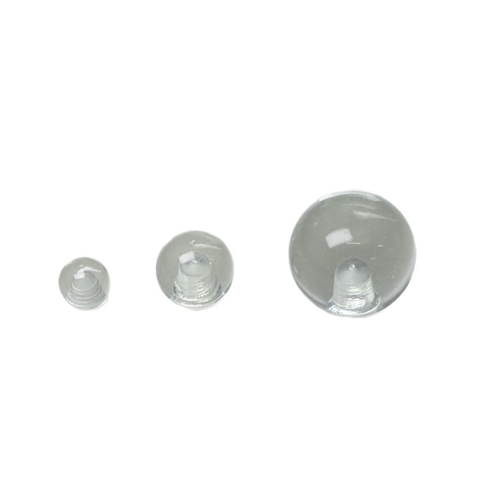 Transparent Acrylic Beads Body Piercing Jewelry Multicolor 8mm 1.6mm Gauge Lip Tongue Navel Ear Eyebrow Nail Wholesale - Image 5