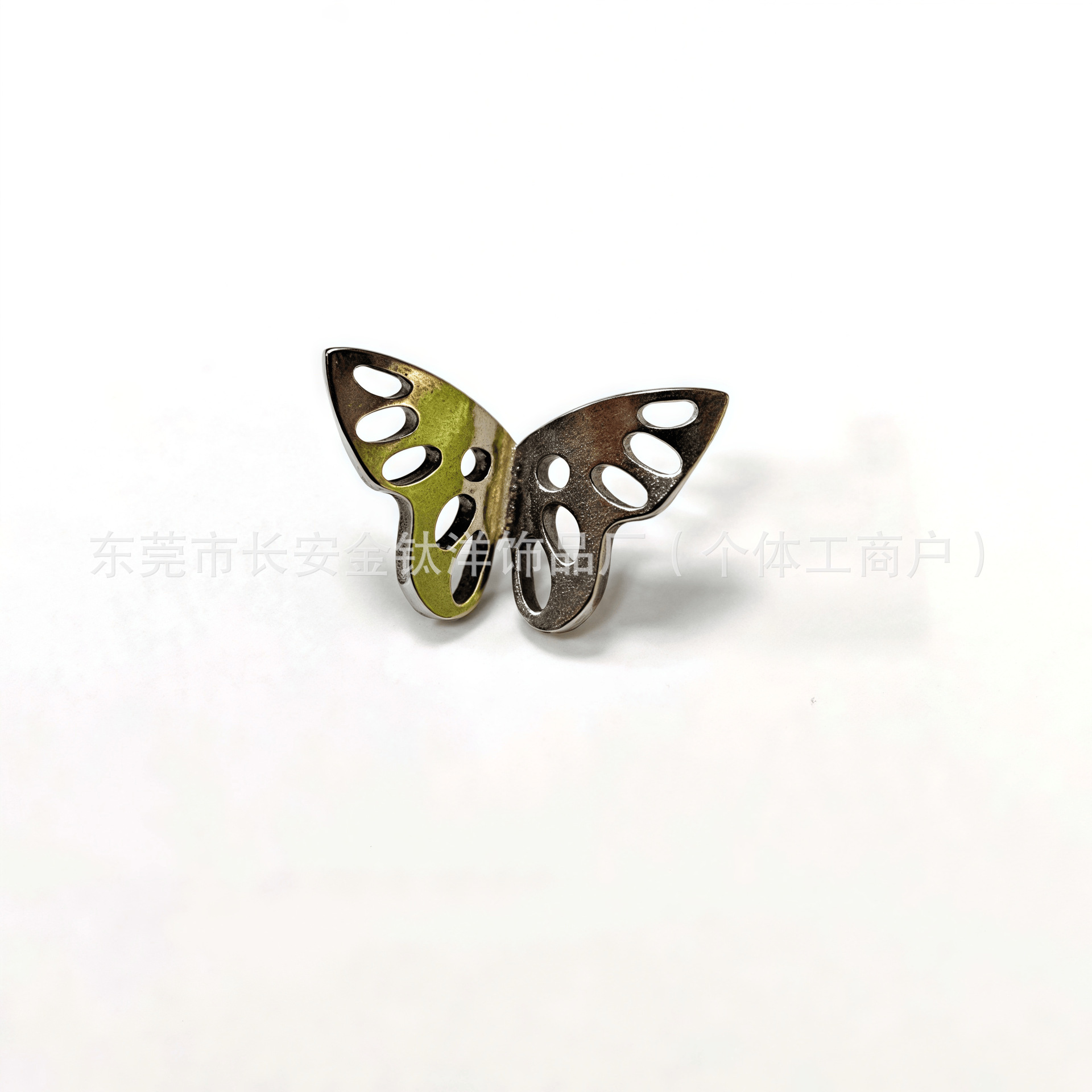 F136 Titanium Hollow Butterfly Ear Nail Hollow Ear Bone Nail Lip Nail G23 Titanium Alloy Body Piercing Jewelry - Image 3