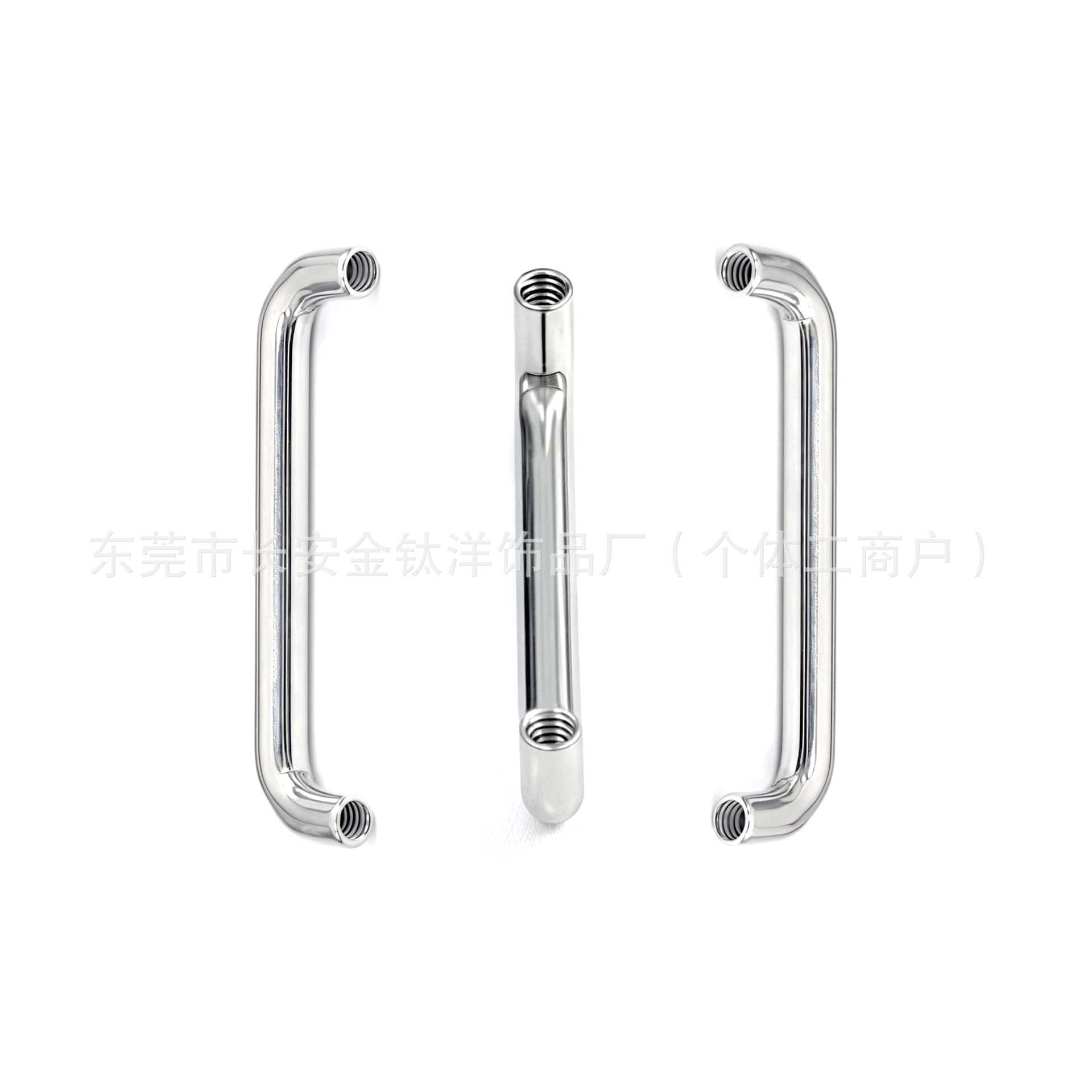F136 Titanium Curved Rod Internal Thread Embedded Nail Base Double-Headed Embedded Nail G23 Titanium Alloy Body Piercing Jewelry - Image 2