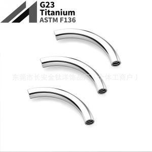 F136 Titanium Internal Thread Eyebrow Lip Tongue Ear Nose Nail Piercing Jewelry G23 Titanium Alloy