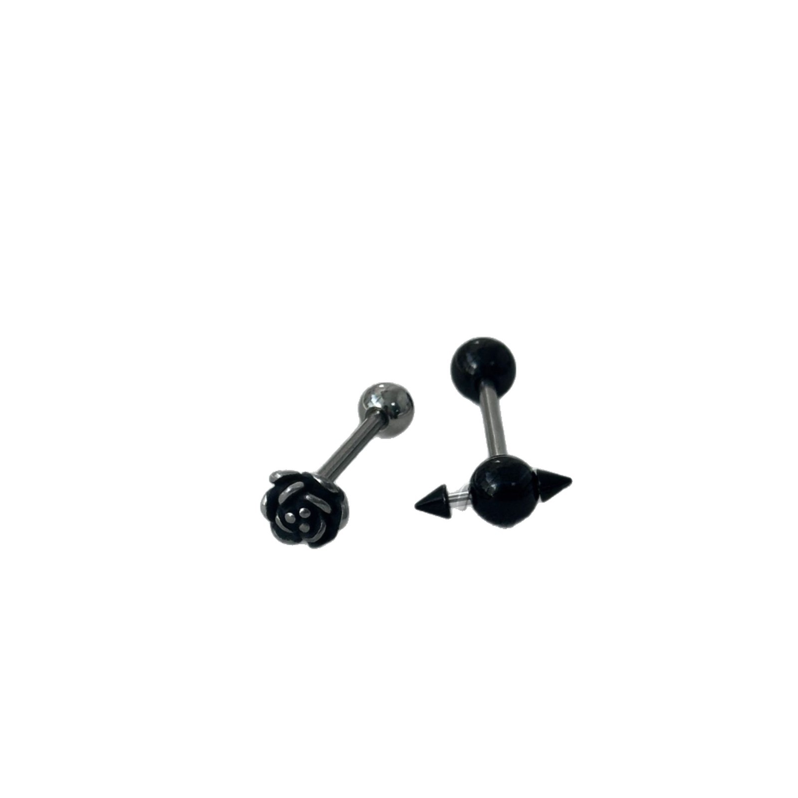 Satan's Child Black Knight Tongue Barbell 16mm 1.6mm Stainless Steel Drinkable Tongue Ring - Image 5